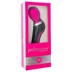  PalmPower Extreme Wand - masažni vibrator na baterije - pink/crna