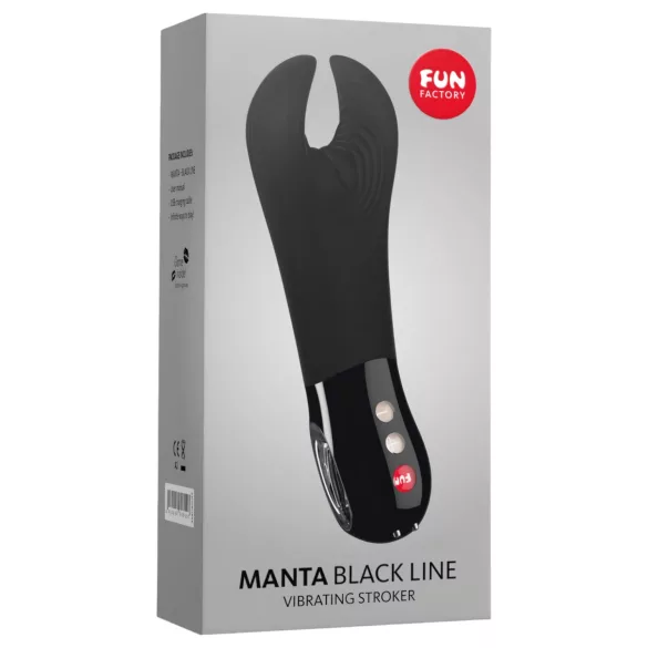 Fun Factory Manta - vibrator za glavić (crni)