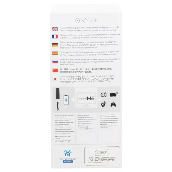 Kiiroo Onyx+ - interaktivni masturbator - crna