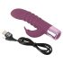 Rabbit Vibe - akumulatorski G-točka vibrator s klitoralnim stimulatorom (ljubičasti)