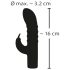 Rabbit Vibe - akumulatorski G-točka vibrator s klitoralnim stimulatorom (ljubičasti)