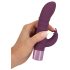Rabbit Vibe - akumulatorski G-točka vibrator s klitoralnim stimulatorom (ljubičasti)