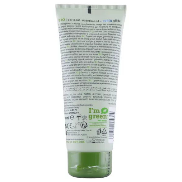 HOT Bio Super - lubrikant na bazi vode - veganski - 100 ml