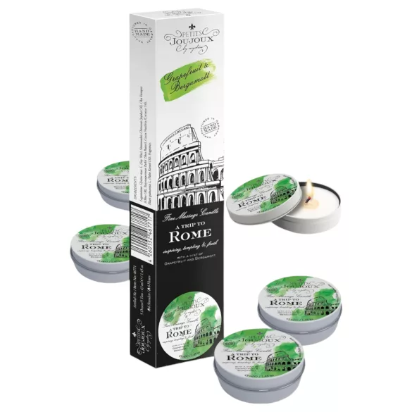 Petits Joujoux - masažna svijeća - grejp bergamot - 5x43ml