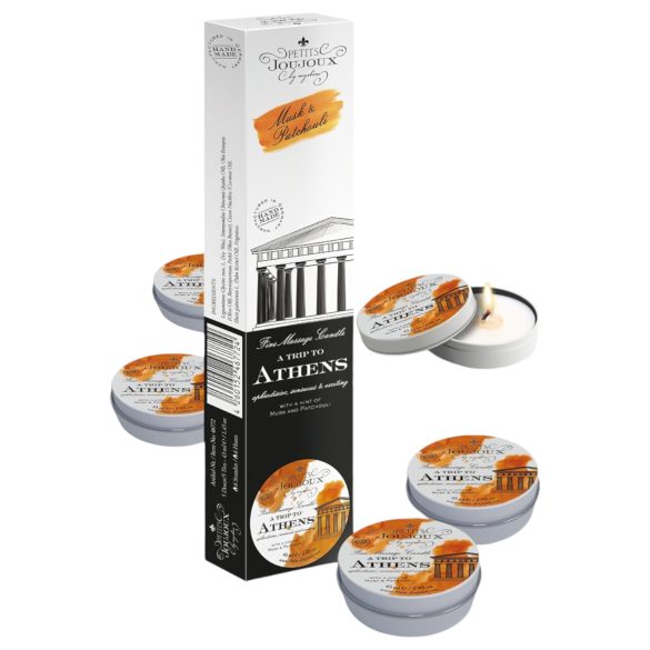Petits Joujoux Atena - mirisni masažni svijeća - mošus (5x43ml)