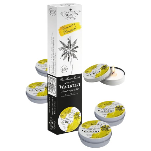 Petits Joujoux Waikiki svijeća - kokos i ananas (5x43ml)
