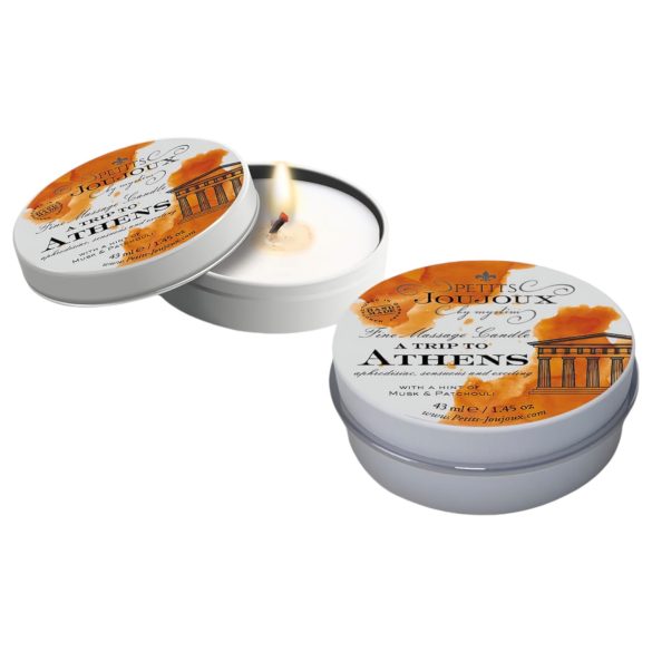 Petits Joujoux Athens - svijeća za masažu - mošus-pačuli (43 ml)