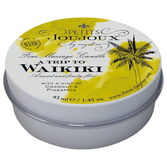 Petits Joujoux Waikiki - masažna svijeća - kokos ananas - 43ml