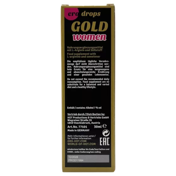 HOT Spanish Fly Gold Woman - afrodizijak za žene (30 ml)