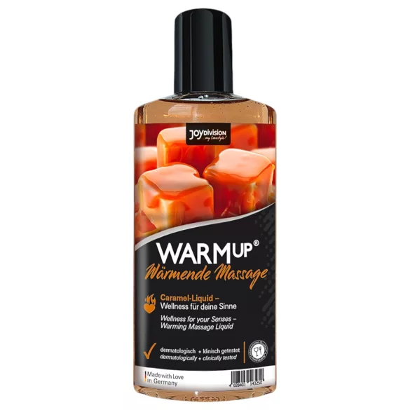 JoyDivision WARMup - zagrijavajuće masažno ulje - karamel - 150ml