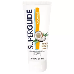 HOT Superglide - jestivi lubrikant kokos - 75ml