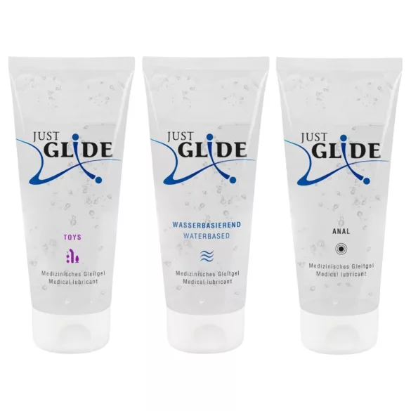 Just Glide - set lubrikanata - 3x200 ml