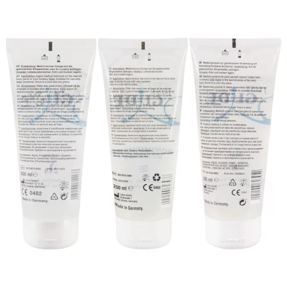 Just Glide - set lubrikanata - 3x200 ml
