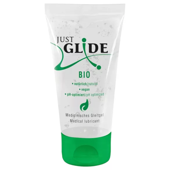 Just Glide Bio - vegansko lubrikantno sredstvo na bazi vode (50 ml)