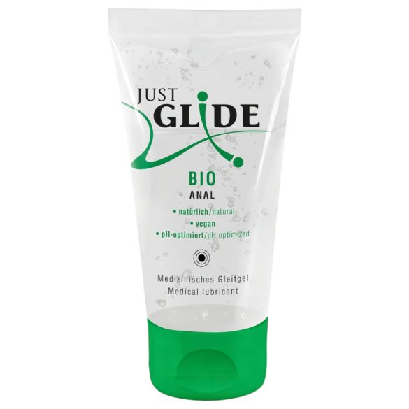 Just Glide - lubrikant za analni seks - veganski, na bazi vode, 50ml