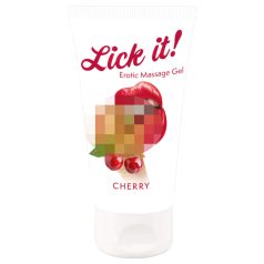 Lick it! - jestivi lubrikant 2u1 - okus trešnja - 50ml