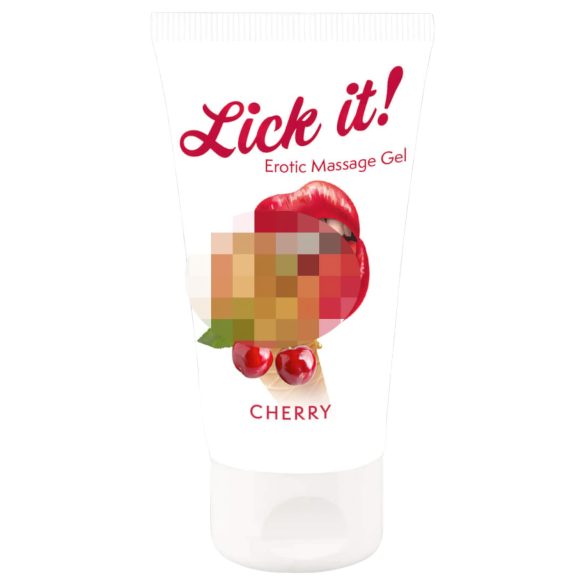 Lick it! - jestivi lubrikant 2u1 - okus trešnja - 50ml
