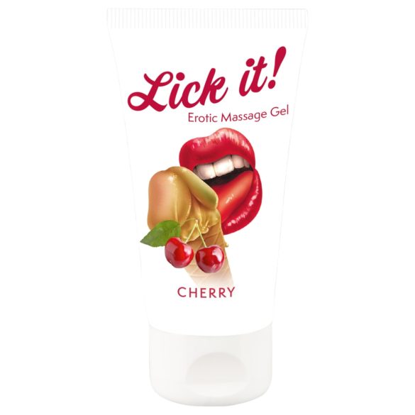 Lick it! - jestivi lubrikant 2u1 - okus trešnja - 50ml