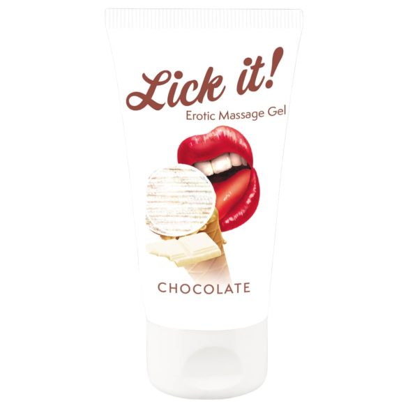 Lick it! - jestivi lubrikant 2u1 - bijela čokolada - 50ml
