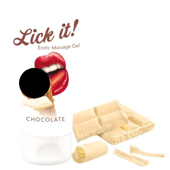 Lick it! - jestivi lubrikant 2u1 - bijela čokolada - 50ml