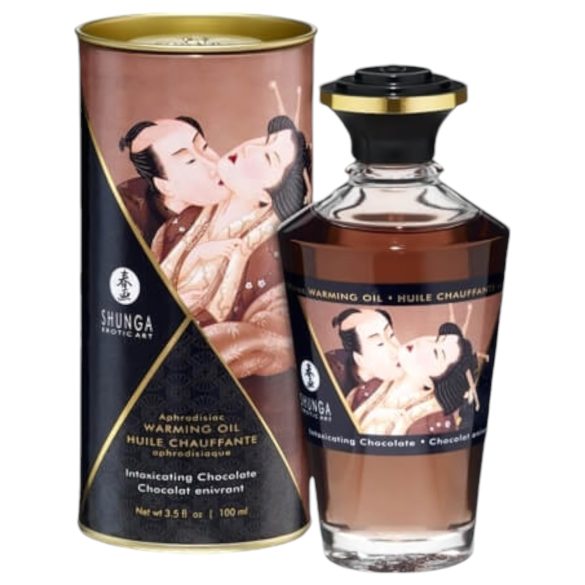 Shunga - Zagrijavajuće masažno ulje - Čokolada (100ml)