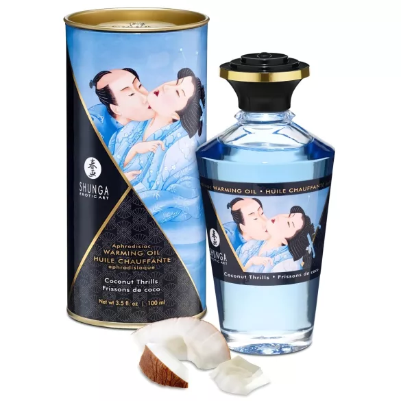 Shunga - zagrijavajuće ulje za masažu - kokos - 100ml