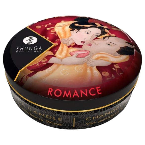 Shunga - mirisna masažna svijeća - jagoda (30 ml)