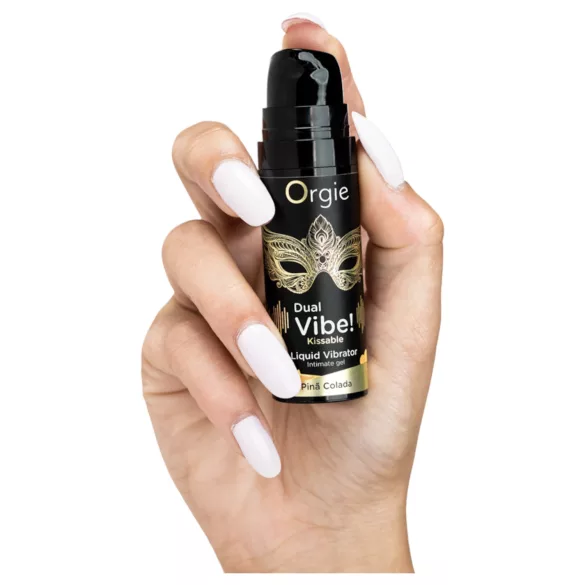 Orgie Dual Vibe! - tekući vibrator - Pinã Colada (15 ml)