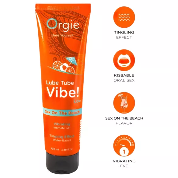 Orgie - intimni gel s efektom bizarenja - Sex on the Beach - 100 ml