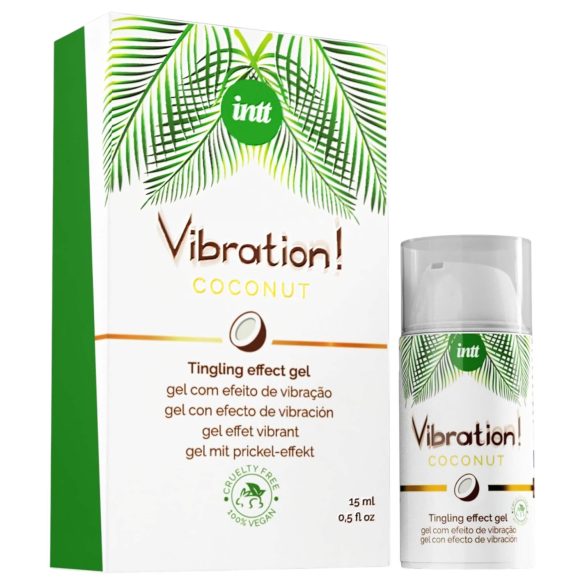 Intt Vibration! - tekući vibrator - kokos - 15 ml