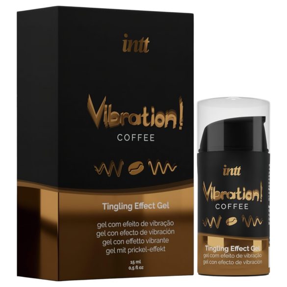 Intt Vibration! - tekući vibrator - kava - 15 ml