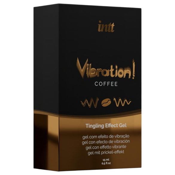 Intt Vibration! - tekući vibrator - kava - 15 ml