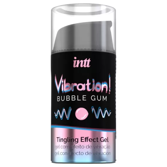 Intt Vibration! - tekući vibrator - okus žvakaće gume - 15ml