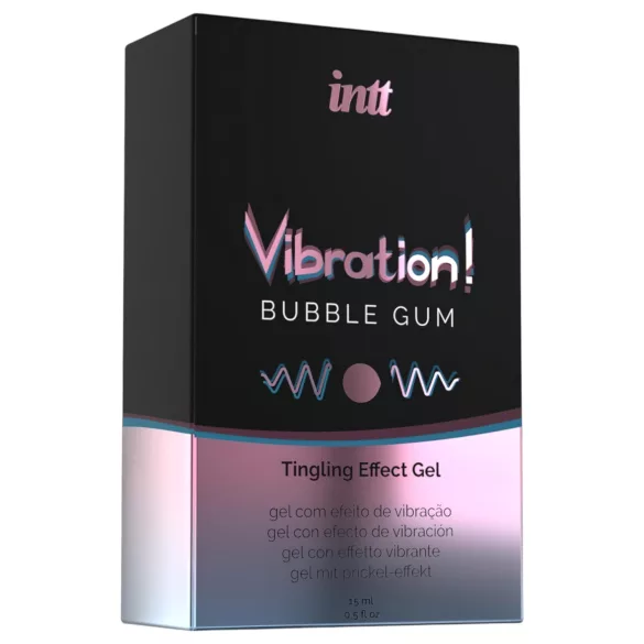 Intt Vibration! - tekući vibrator - okus žvakaće gume - 15ml