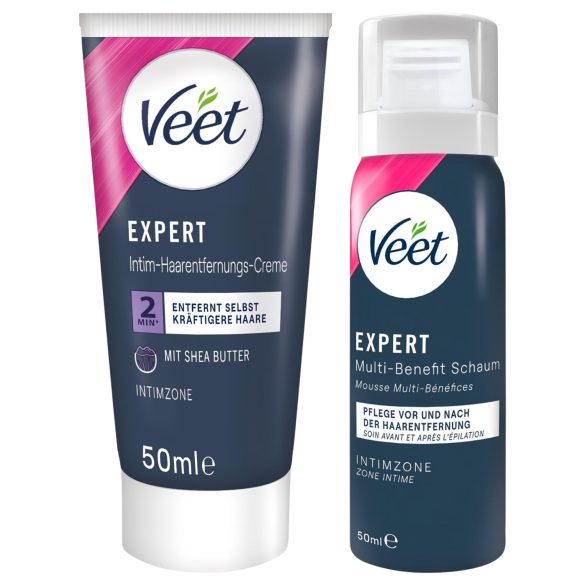 Veet - krema za intimnu depilaciju i hidratantna pjena za žene (2*50 ml)