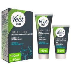   Veet - krema za intimno uklanjanje dlačica i balzam za muškarce (100+50ml)
