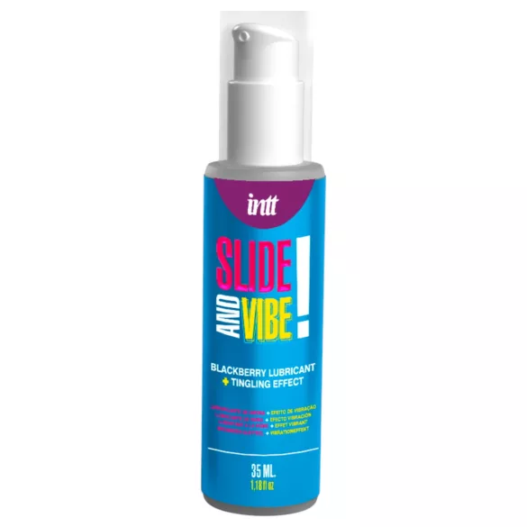Intt - jestivi intimni lubrikant s efektom bizarenja - kupina - 35ml