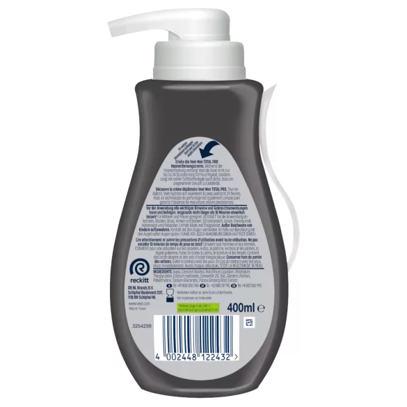 Veet - krema za depilaciju za muškarce - 400 ml