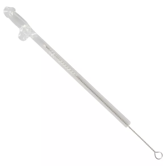 Straw Willy - čaša slamka s penisom - prozirna - 4 komada