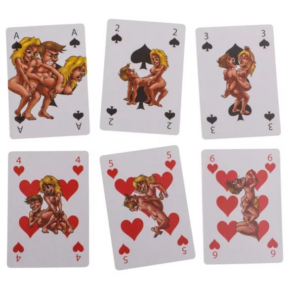 Kama Sutra - karta za posluživanje francuska igra - 24 komada