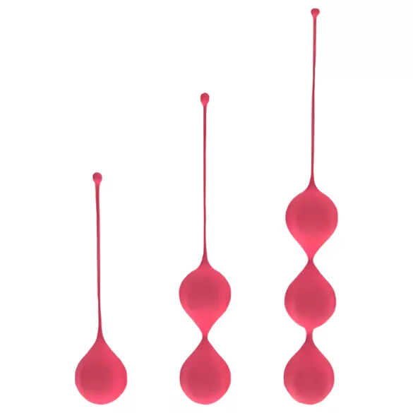 Cotoxo Belle - set gejšinih kuglica 3 komada - crvena