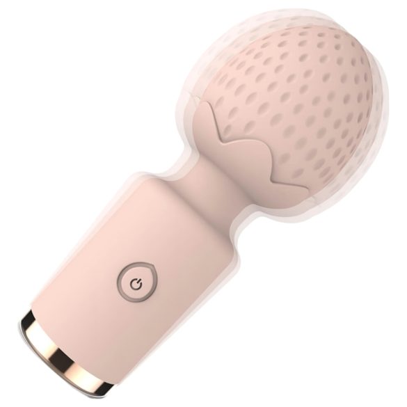 Sunfo Strawberry - vodootporni mini masažni vibrator (ružičasti)