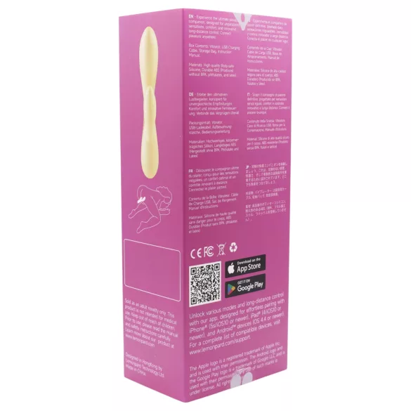 LP Jessica - pametni vibrator s klitoralnim krakom (žuta)