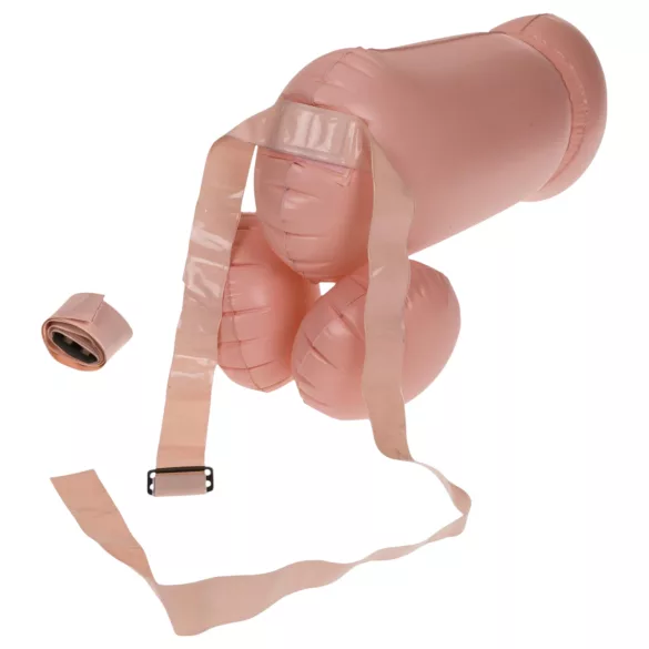 Cock Fighting - na napuhavanje strap-on penis - natur