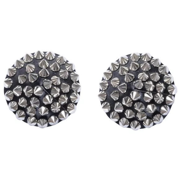 Bad Kitty - naljepnica za bradavice sa zakovicama - crna