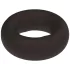 Pulselock Cocktura - točkasti silikonski prsten za penis (crni) - 27 mm