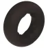 Pulselock Cocktura - točkasti silikonski prsten za penis (crni) - 27 mm