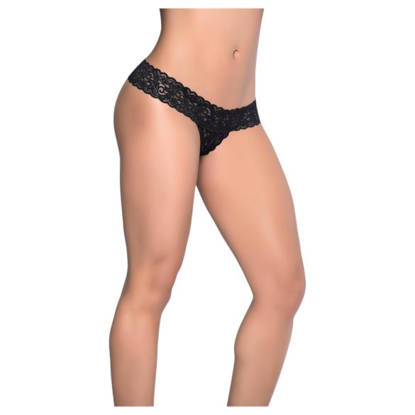 Mapalé - otvorena tanga (crna) - M