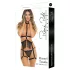 Rene Rofe Rassel Tassle - body harness i tanga - crna - S-L
