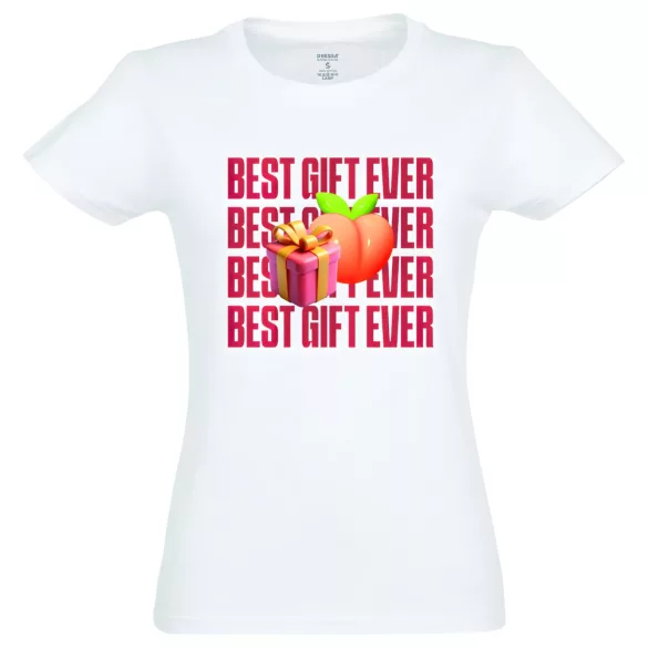 Best Gift Ever - ženska majica - bijela - XL